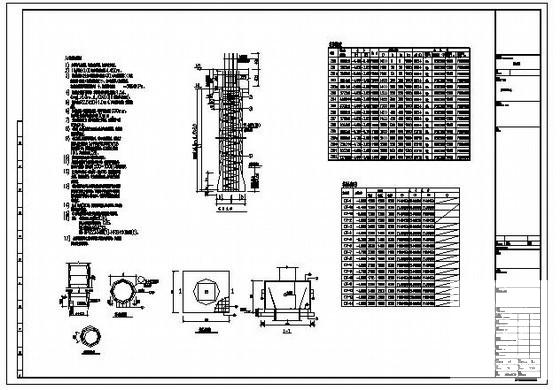 人工挖孔灌注桩节点构造详图纸cad - 1