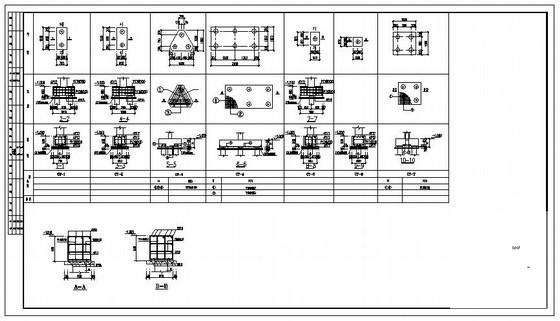 承台大样节点构造详图纸cad - 1