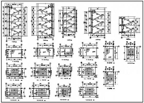 教学楼楼梯构造详图纸cad - 1