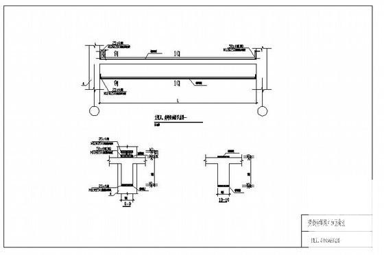 主梁正、负弯矩加固节点构造详图纸cad - 1