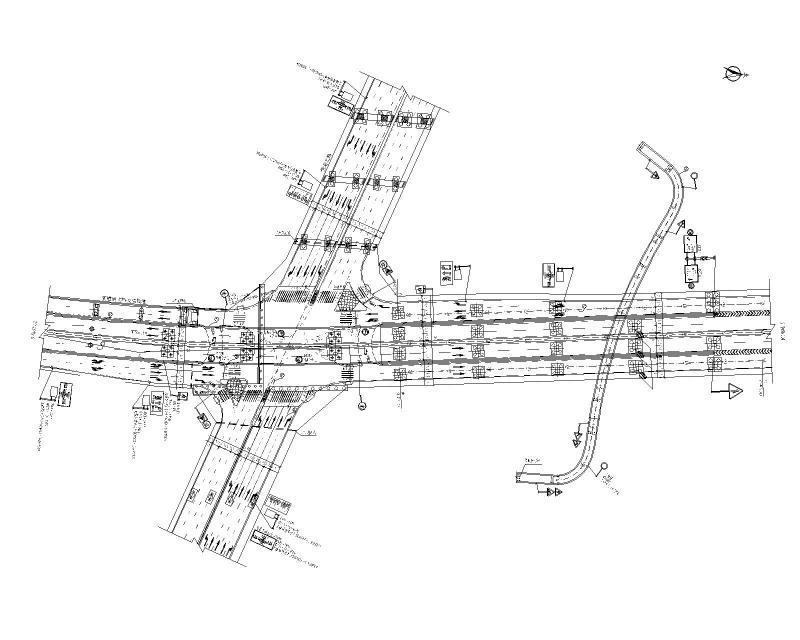 交通工程平面布置图