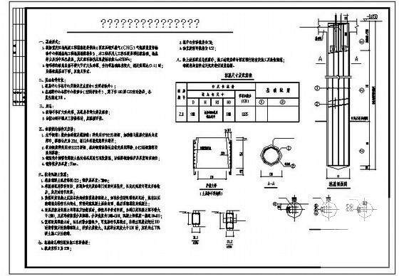 机械钻孔嵌岩灌注桩基础设计说明及节点详图纸cad - 1