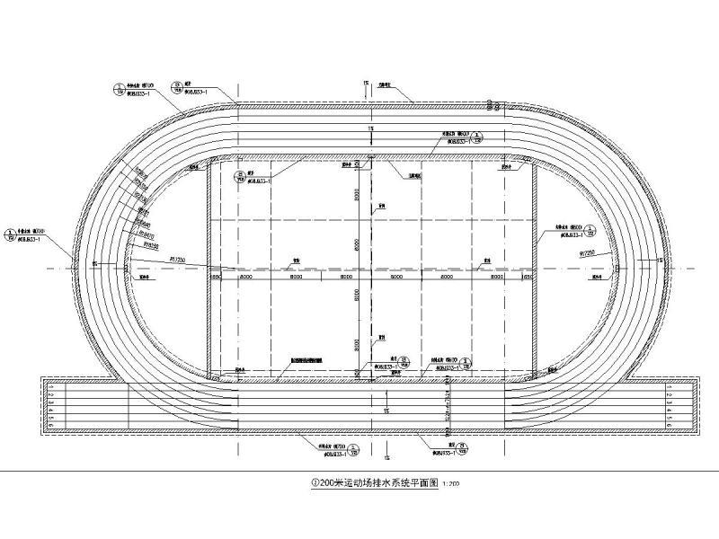 200米运动场详图二