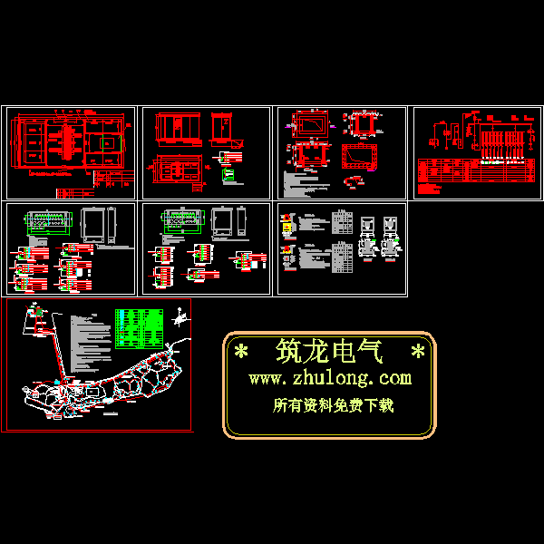 公园照明电气CAD施工图纸 - 1