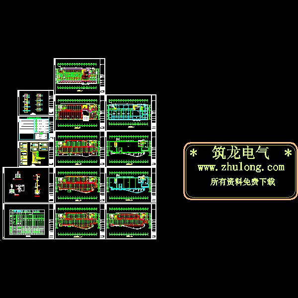 8层办公楼电气CAD图纸 - 1