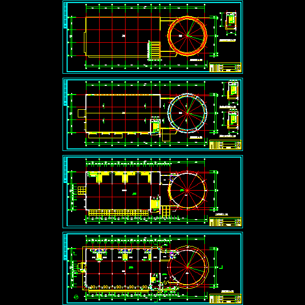 售楼部设计CAD图纸方案(多层建筑) - 2