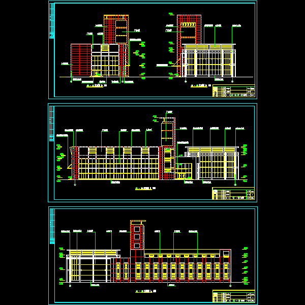 售楼部设计CAD图纸方案(多层建筑) - 3
