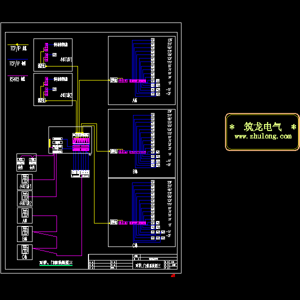 小区弱电系统设计CAD图纸 - 5