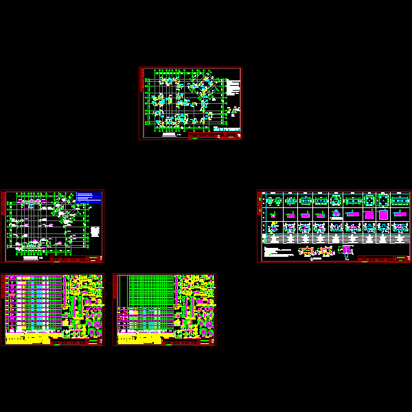 俄罗斯墙柱施工图.dwg