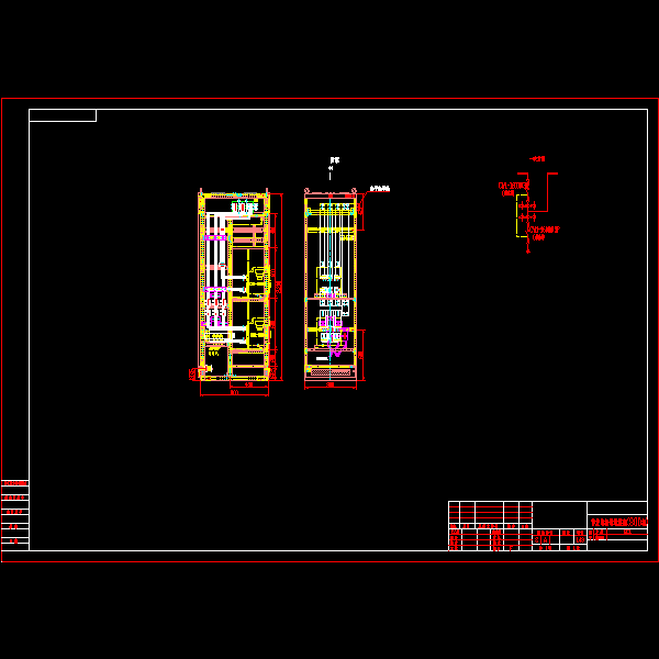 市发电柜母线装配图(前置800深cw1-1600型).dwg