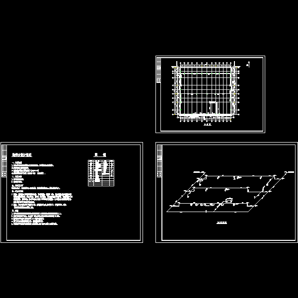 钢结构车间给排水、消防CAD图纸 - 1