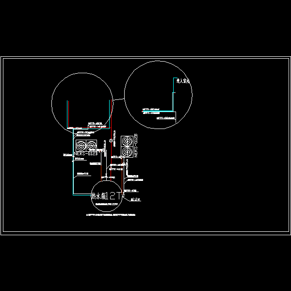 信息服务中心空气能施工图.dwg