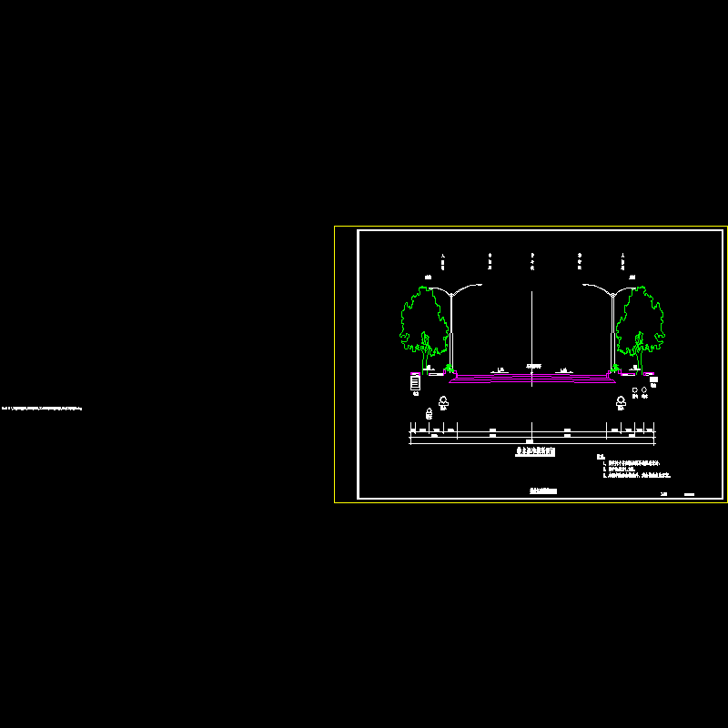 s01p001 排水标准横断面图.dwg