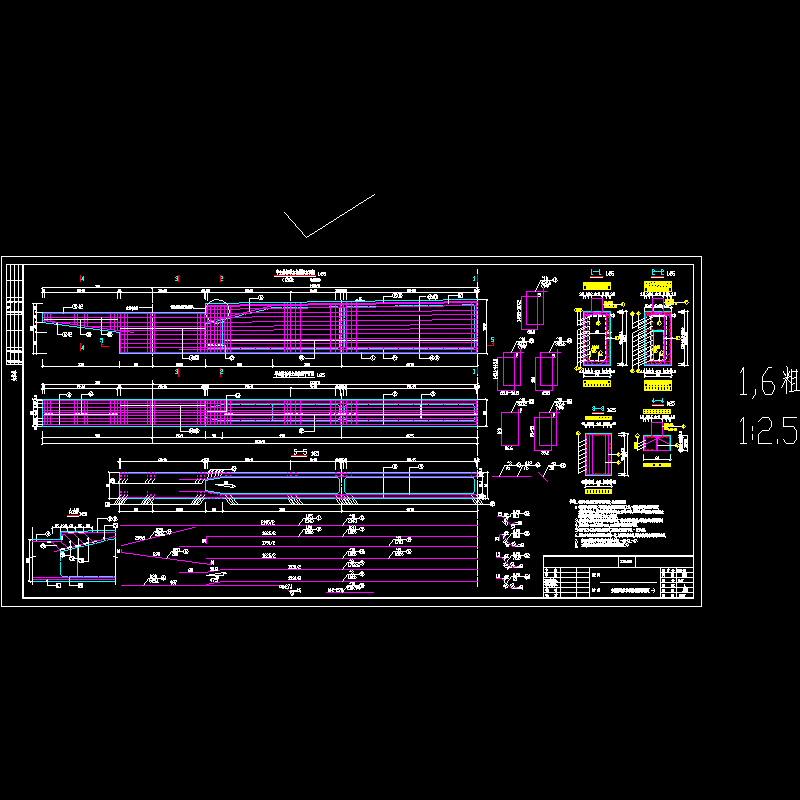 [ql-87]主桥标准立柱横梁钢筋图一.dwg