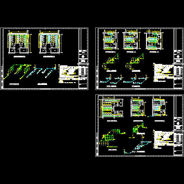 多层教学楼给排水CAD施工方案图纸 - 4