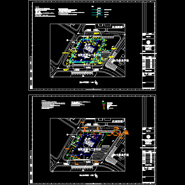 多层教学楼给排水CAD施工方案图纸 - 5