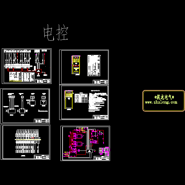 换热站电气控制设计CAD图纸 - 1