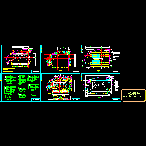 中学室内篮球馆电气CAD图纸 - 1