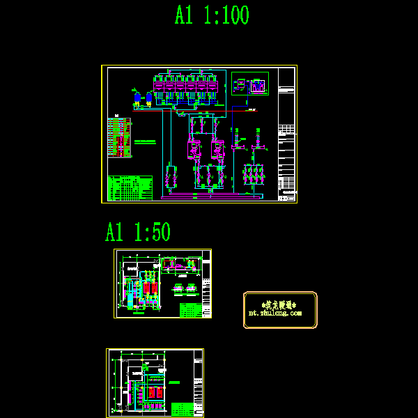 古堡酒店原理图及冷站平面2013-06-26.dwg