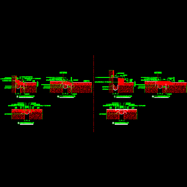 伸缩缝详细设计CAD图纸 - 1