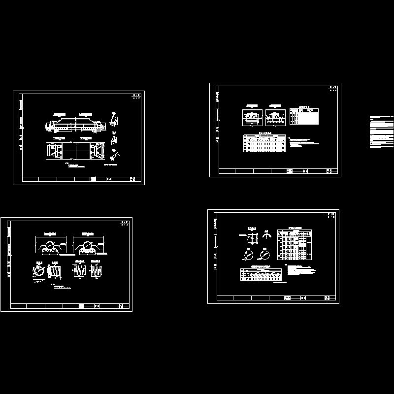 1-1圆管涵设计通用CAD图纸 - 1