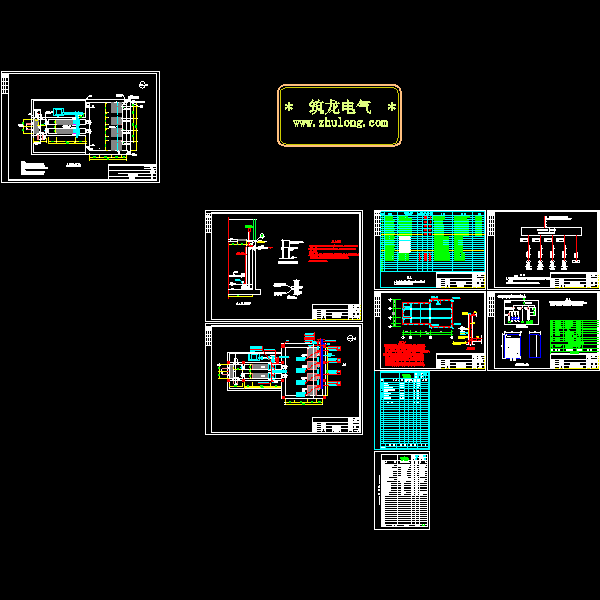 污水处理厂粗格栅及进水泵电气CAD施工图纸 - 1