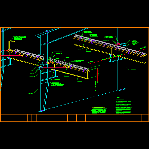 钢结构安装详细设计CAD图纸 - 5
