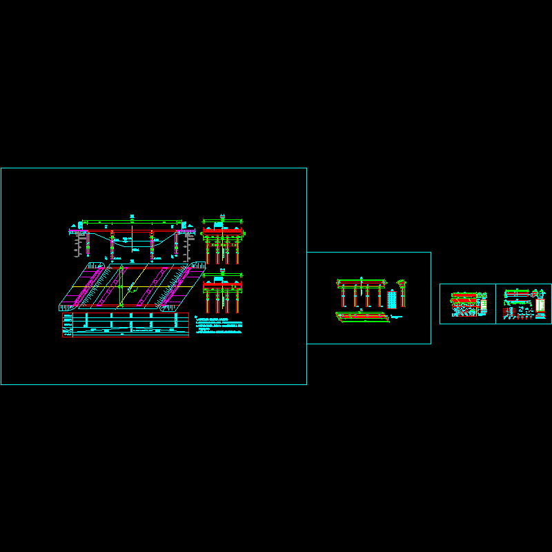 预制空心板桥型布置节点CAD详图纸设计 - 1