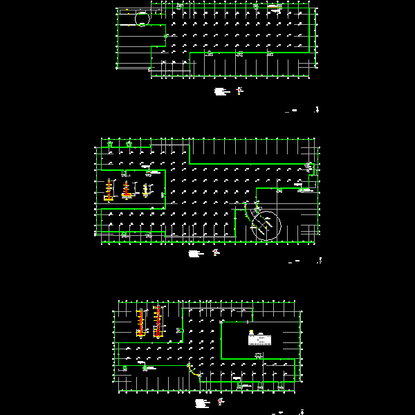 下车库结构设计CAD施工图纸 - 4