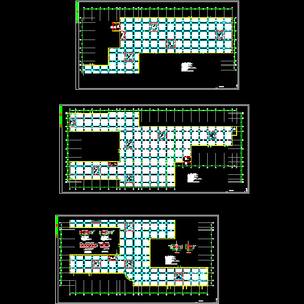 下车库结构设计CAD施工图纸 - 5