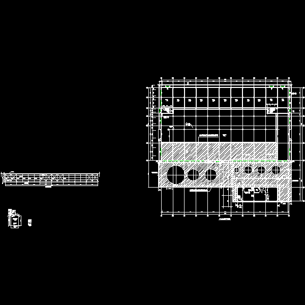 5层框架厂房建筑结构CAD施工图纸 - 1