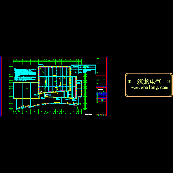 20层教育大楼电气CAD施工图纸(火灾自动报警系统) - 1