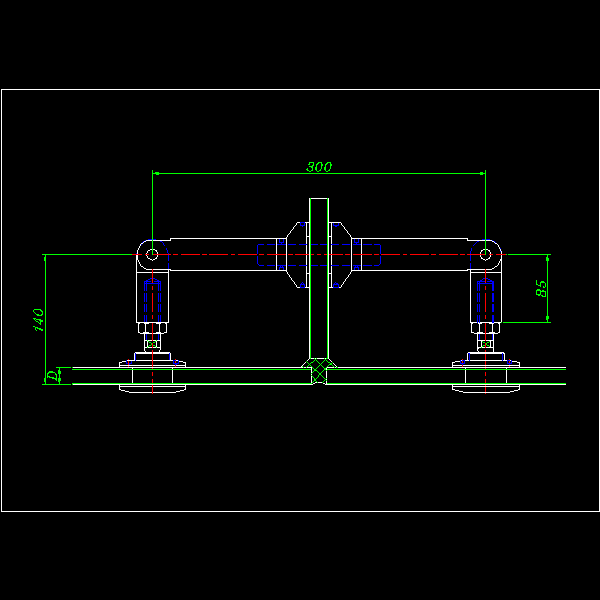 点式幕墙900肋驳爪系列节点详细设计CAD图纸 - 2