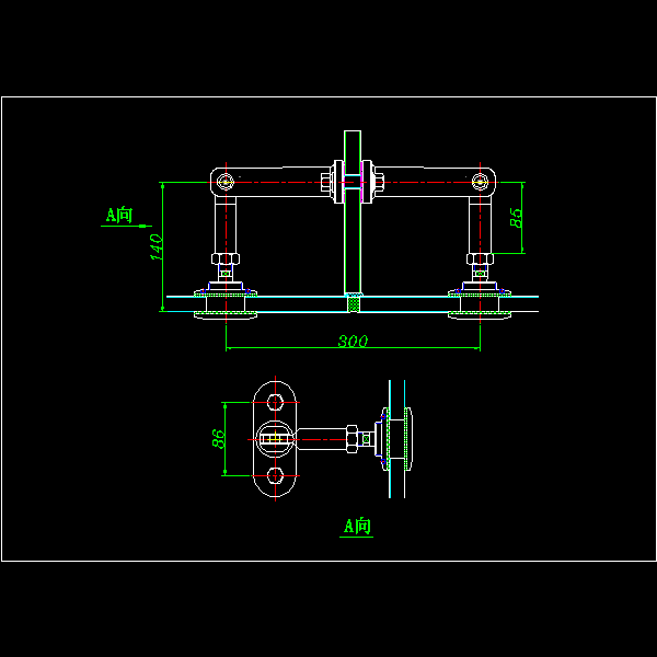 点式幕墙900肋驳爪系列节点详细设计CAD图纸 - 3
