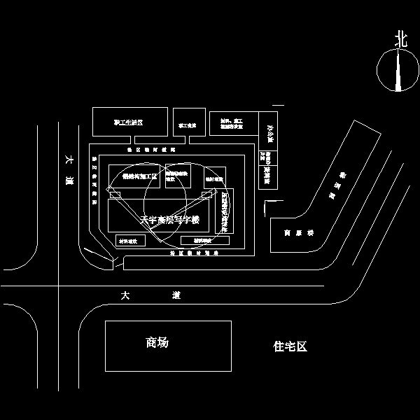 写字楼毕业设计方案（建筑结构CAD图纸，计算书）(竖向荷载作用) - 1