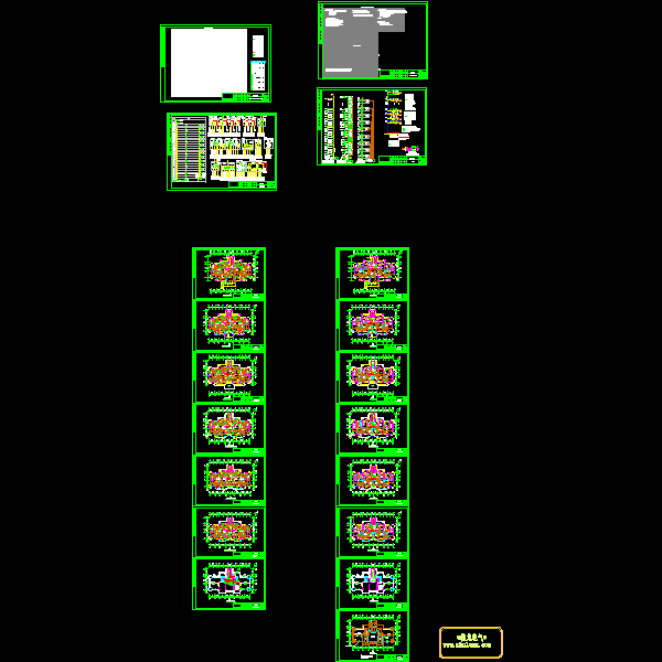大型小区二期工程电气施工CAD图纸73张（3栋高层、地下室） - 3