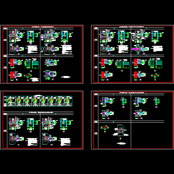 钢骨组合结构节点.dwg