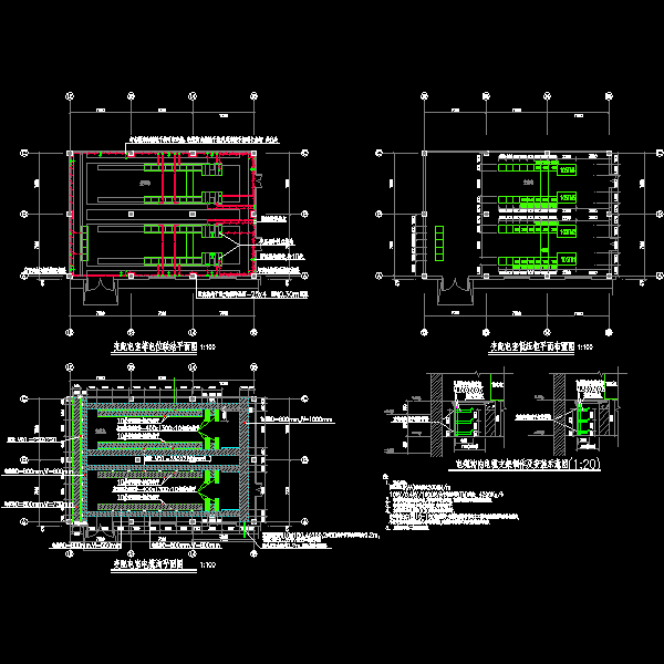 变配电室平面布置设计CAD图纸 - 1