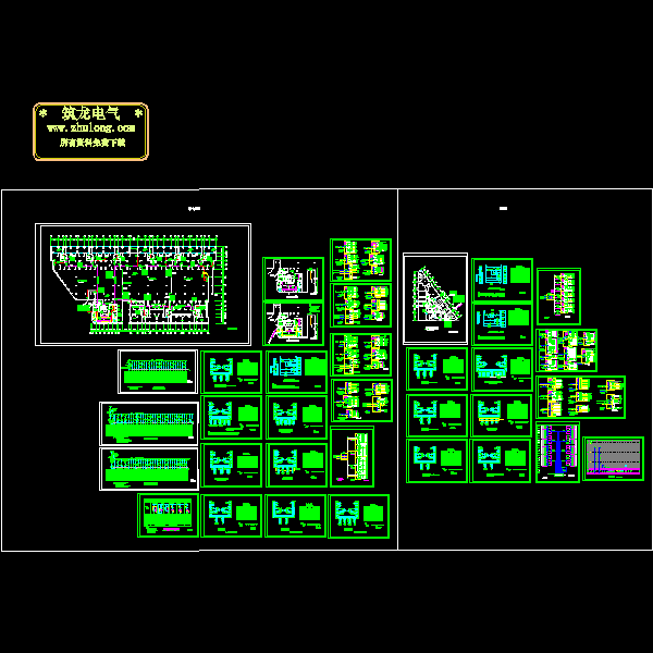 20层办公住宅综合楼电气设计CAD施工图纸 - 1