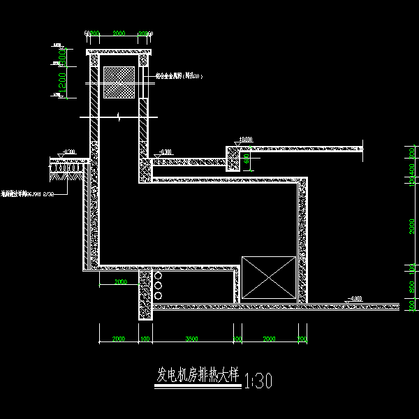 发电机房排热大样.dwg