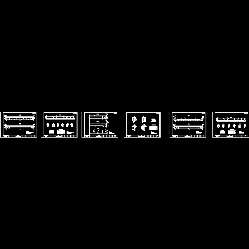 预应力钢筋混凝土T梁一般构造节点CAD详图纸设计 - 1