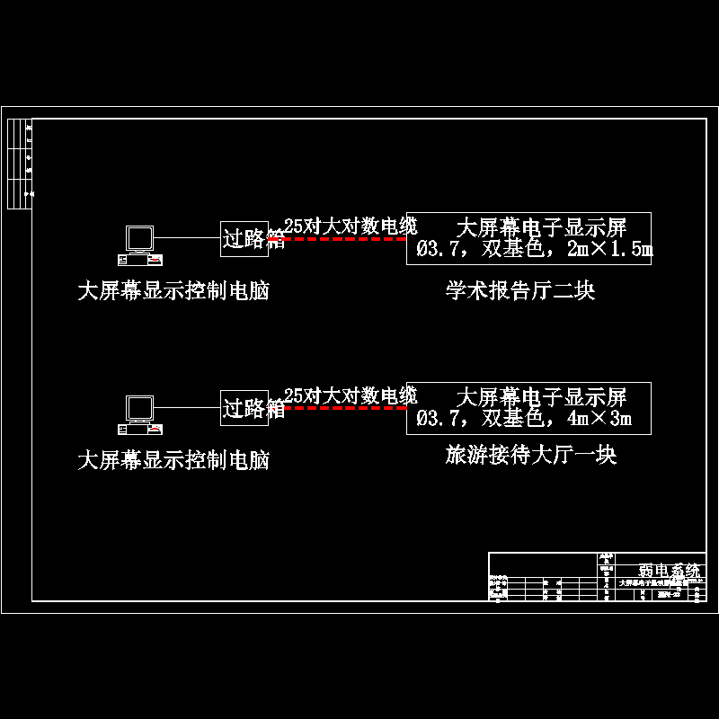 精品！西湖博物馆电气设计CAD图纸 - 1