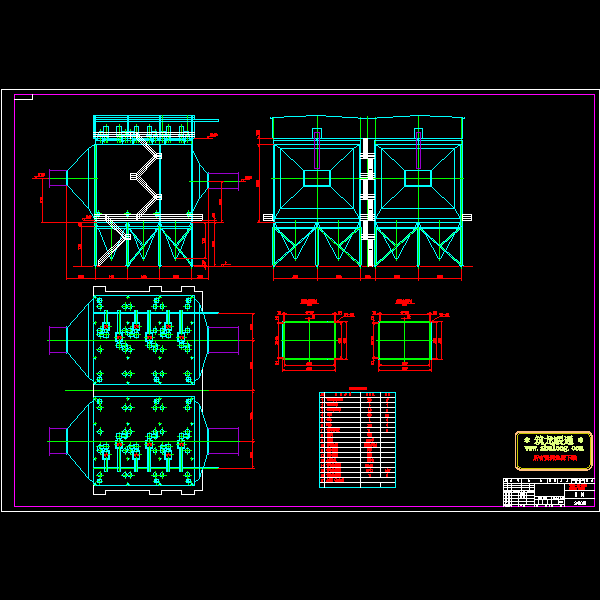各种电除尘器CAD大样图纸汇总 - 2