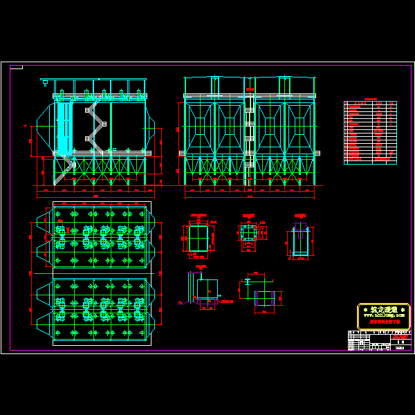 各种电除尘器CAD大样图纸汇总 - 4