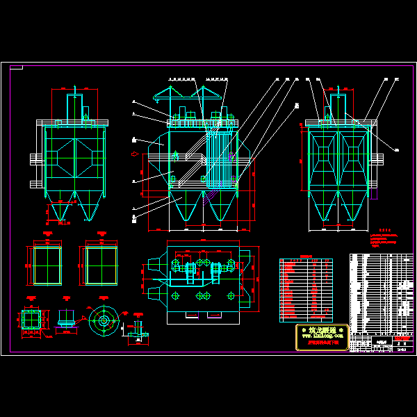 各种电除尘器CAD大样图纸汇总 - 5