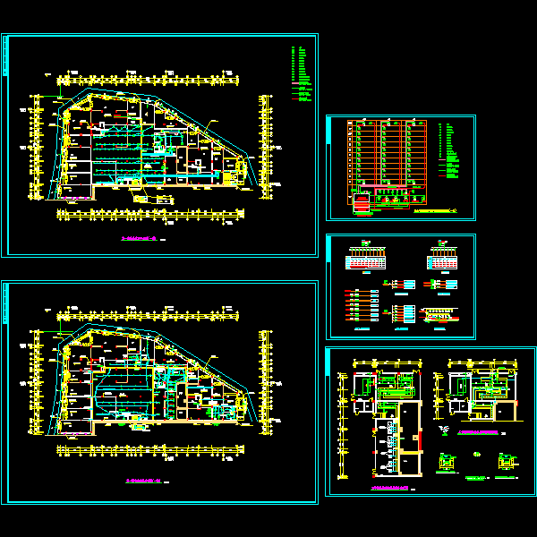 两层购物商场电气CAD施工图纸 - 1