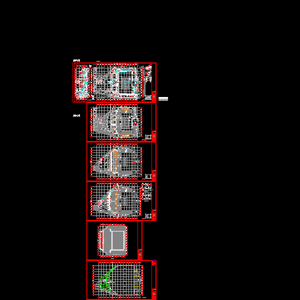 奥体中心体育馆强电CAD施工图纸 - 3