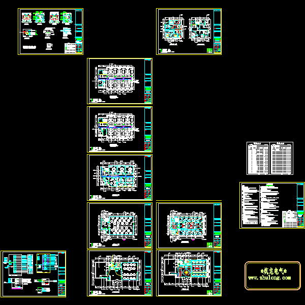 多层酒店电气CAD施工图纸 - 1