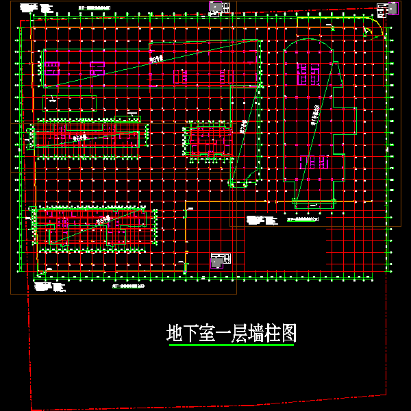 两层框剪结构地下室结构CAD施工大样图 - 4