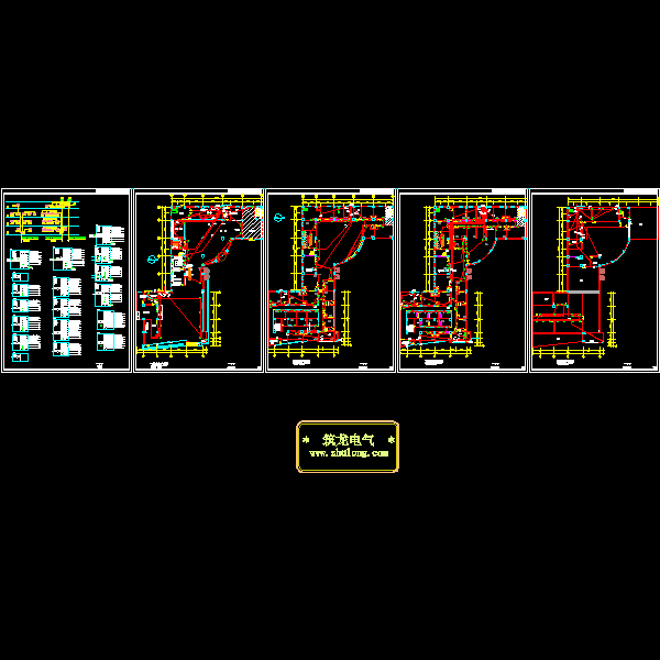 4层餐饮楼强电CAD图纸(动力配电系统) - 1